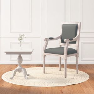 Fauteuil 54x59x99 cm stof donkergrijs