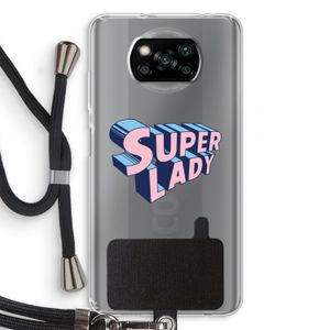 Superlady: Xiaomi Poco X3 Pro Transparant Hoesje met koord