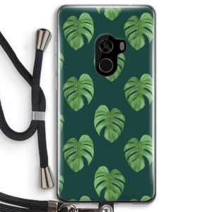 Monstera leaves: Xiaomi Mi Mix 2 Transparant Hoesje met koord