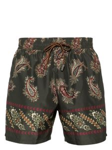 ETRO short de bain à imprimé cachemire - Vert