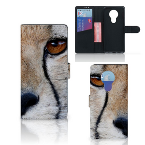 Nokia 5.3 Telefoonhoesje met Pasjes Cheetah