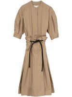 3.1 Phillip Lim robe-chemise mi-longue à col officier - Tons neutres - thumbnail