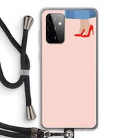 High heels: Samsung Galaxy A72 5G Transparant Hoesje met koord