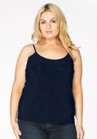 Yoek Singlet spaghetti bandjes | Blauw | Maat 46/48