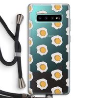 Bacon to my eggs #1: Samsung Galaxy S10 Plus Transparant Hoesje met koord
