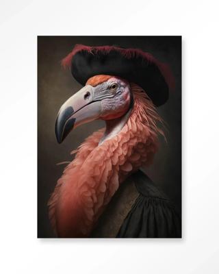 Flamingo - Moderne Wanddecoratie | Artprint, Glass Art & Wandkleed