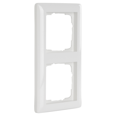 Gira System 55 Afdekraam | Inbouw | 2-voudig | Polarwit - 66.051.22