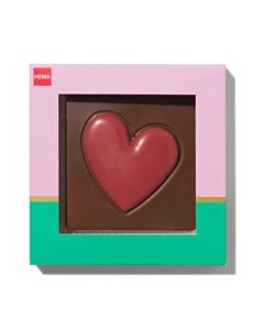 HEMA Chocolade Tablet Hart