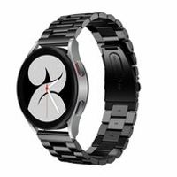 Stalen schakelband - Zwart - Samsung Galaxy Watch 5 (Pro) - 40mm / 44mm / 45mm - thumbnail