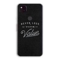 Never lose your value: Google Pixel 4a 5G Transparant Hoesje