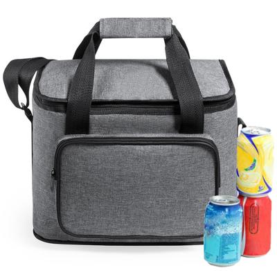 Benson koeltas Polar - inhoud 15 liter - grijs - 31 x 24 x 20 cm - Koeltassen - polyester/aluminium