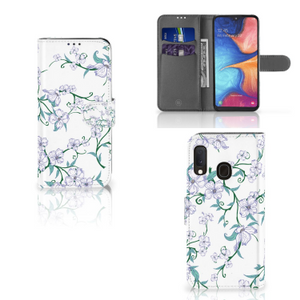 Samsung Galaxy A20e Uniek Hoesje Blossom White