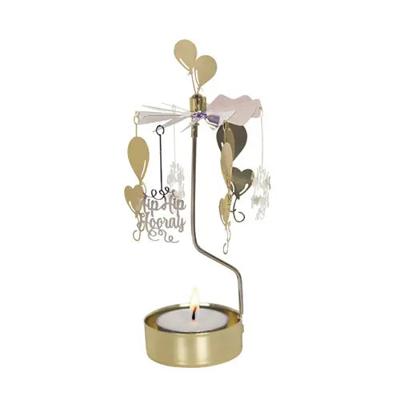 'Rotary Candle Holder 'Hip Hip Hooray'' | Luxe cadeaus