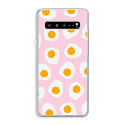 Dancing eggs: Samsung Galaxy S10 5G Transparant Hoesje