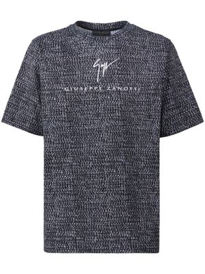Giuseppe Zanotti t-shirt à logo imprimé - Blanc