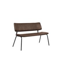 LABEL51 Eetkamerbank Gusto - Bruin - PU-Leder - 120 cm LABEL51 Eetkamerbank Gusto - Bruin - PU-Leder - 120 cm