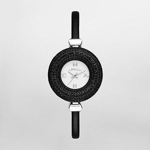 Horlogeband Marc by Marc Jacobs MJ1429 Leder Zwart 8mm