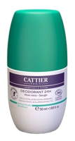 Cattier Deodorant 24H Aloë Vera 0% Alcohol