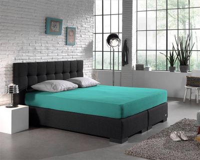 Dreamhouse Dubbel Jersey Matras Hoeslaken Turquoise 220 gr