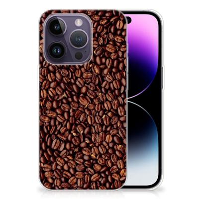 Apple iPhone 14 Pro | Siliconen Case | Koffiebonen