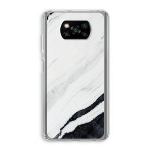 Elegante marmer: Xiaomi Poco X3 NFC Transparant Hoesje