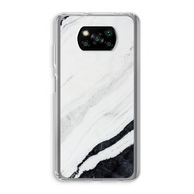 Elegante marmer: Xiaomi Poco X3 NFC Transparant Hoesje