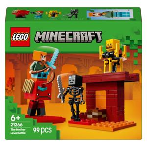 LEGO minecraft 21266 de lavastrijd in de nether