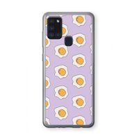 Bacon to my eggs #1: Samsung Galaxy A21s Transparant Hoesje