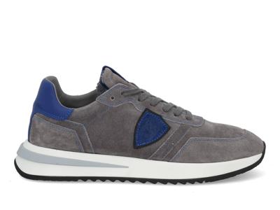 Philippe Model Tropez 2.1 low gris bluette Grijs maat 42