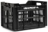 UrbanProof Fietskrat Recycled 30 liter polypropyleen zwart
