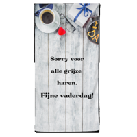 Vaderdag Handdoek - Grijze Haren - Pillow Buddies