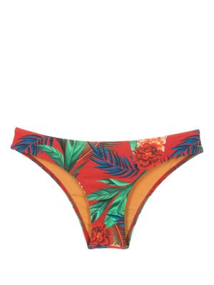 Lygia & Nanny bas de bikini Waikiki à fleurs - Rouge