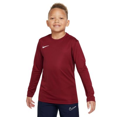 Nike Dri-FIT Park VII Voetbalshirt Lange Mouwen Kids Bordeauxrood