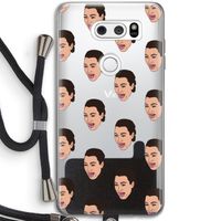 Ugly Cry Call: LG V30 Transparant Hoesje met koord