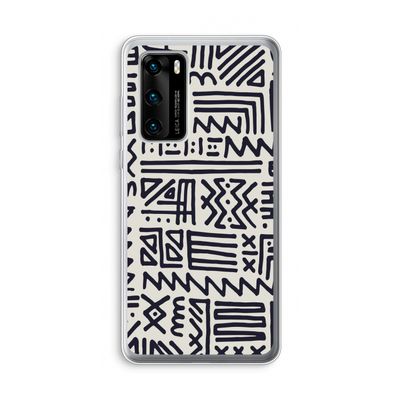 Marrakech print: Huawei P40 Transparant Hoesje