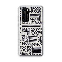 Marrakech print: Huawei P40 Transparant Hoesje