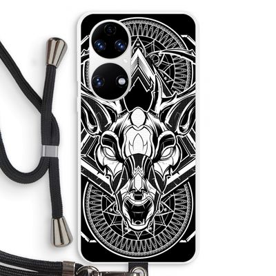 Oh Deer: Huawei P50 Transparant Hoesje met koord
