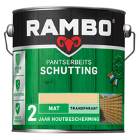 Rambo Pantserbeits Schutting Mat Transparant 2,5 liter - Blank
