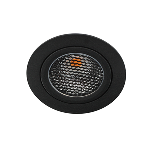 Bella LED spot kantelbaar 5Watt rond ZWART dimbaar