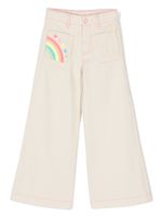 Billieblush pantalon ample à taille haute - Tons neutres