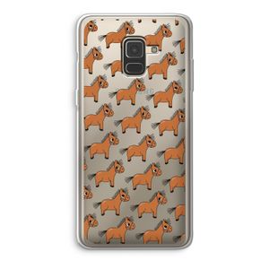 Pony: Samsung Galaxy A8 (2018) Transparant Hoesje