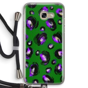 Green Cheetah: Samsung Galaxy A5 (2017) Transparant Hoesje met koord