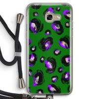 Green Cheetah: Samsung Galaxy A5 (2017) Transparant Hoesje met koord