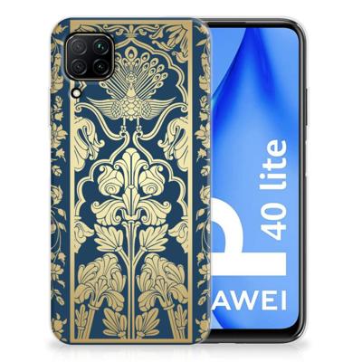 Huawei P40 Lite | TPU Case | Beige Flowers