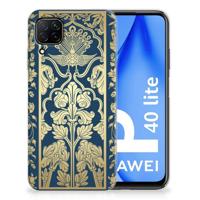 Huawei P40 Lite | TPU Case | Beige Flowers