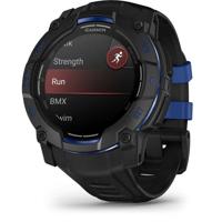 Smartwatch - GARMIN - Instinct 3 - 1,3 inch - 50 mm - AMOLED - Zwart/Blauw