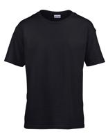 Gildan G64000K Softstyle® Youth T-Shirt - Black - S (110/116) - thumbnail