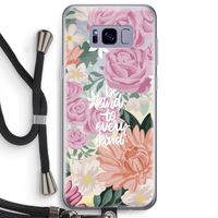 Kindness matters: Samsung Galaxy S8 Plus Transparant Hoesje met koord