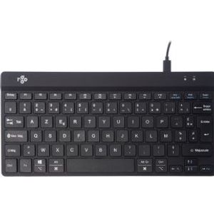 R-Go Tools R-Go Compact Break Toetsenbord AZERTY Zwart