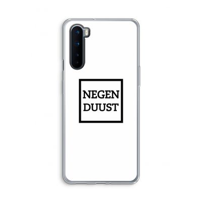 Negenduust vierkant: OnePlus Nord Transparant Hoesje